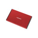 NATEC HDD ENCLOSURE RHINO GO (USB 3.0 2.5 RED)