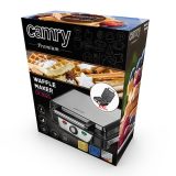 Camry CR 3025 piastra per waffle 4 waffle nero 1500 W