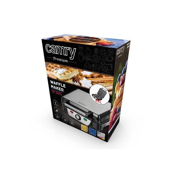 Camry CR 3025 piastra per waffle 4 waffle nero 1500 W