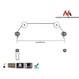 Maclean MC-557 Ultra Slim TV Wall Mount Bracket Holder LED 37-70