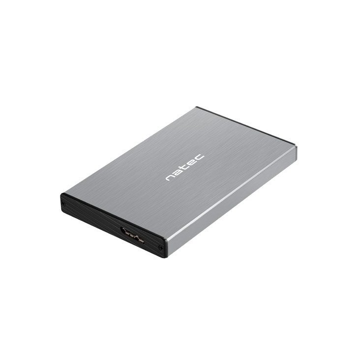 NATEC HDD ENCLOSURE RHINO GO (USB 3.0 2.5 GREY)