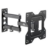 Maclean MC-700N TV Monitor Wall Mount Universal max VESA 200x20 23 -43 30kg Black Extendable Tilting for Small TVs