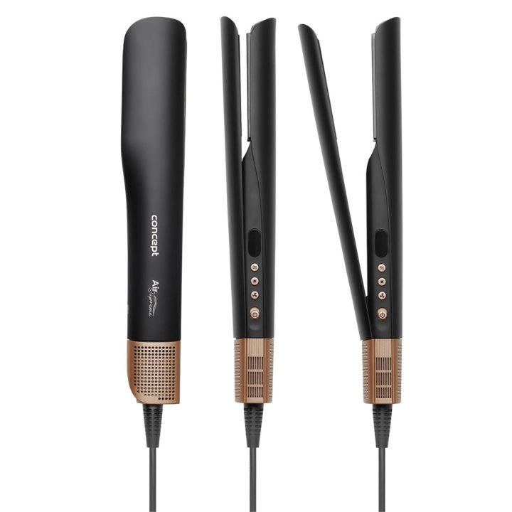 Concept VZ8310 piastra per capelli Dry & Straight Air Supreme nero oro