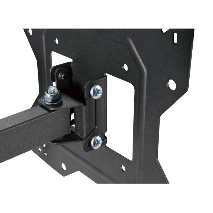 Maclean MC-700N TV Monitor Wall Mount Universal max VESA 200x20 23 -43 30kg Black Extendable Tilting for Small TVs