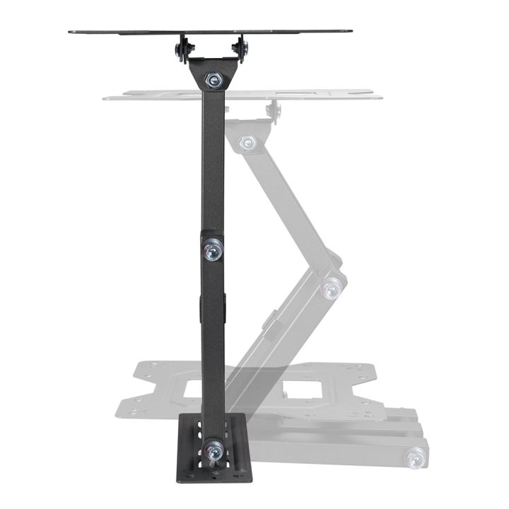 Maclean MC-700N TV Monitor Wall Mount Universal max VESA 200x20 23 -43 30kg Black Extendable Tilting for Small TVs