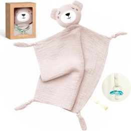 Momcozy cotton teddy bear for babies pink