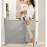 Retractable Safety Gate for Children MOMCOZY M21SSAM08 140 cm Grey