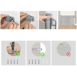 Retractable Safety Gate for Children MOMCOZY M21SSAM08 140 cm Grey
