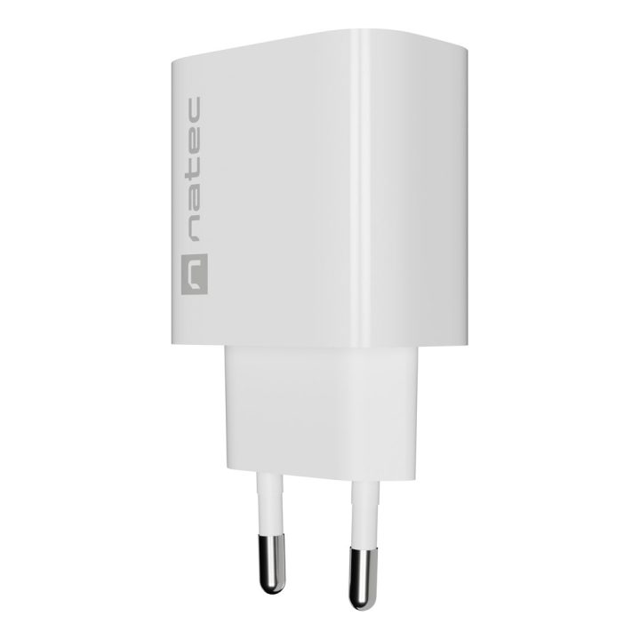 NATEC NUC-2394 mobile device charger Universal White AC Fast charging Indoor