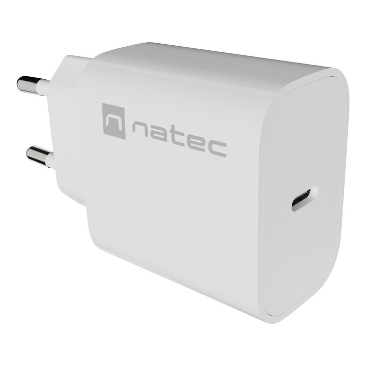 NATEC NUC-2394 mobile device charger Universal White AC Fast charging Indoor