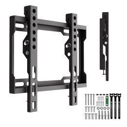 Maclean TV Mount / Bracket max VESA 200x200 13-43 up to 45 kg black tilt adjustment 0°–8° MC-186
