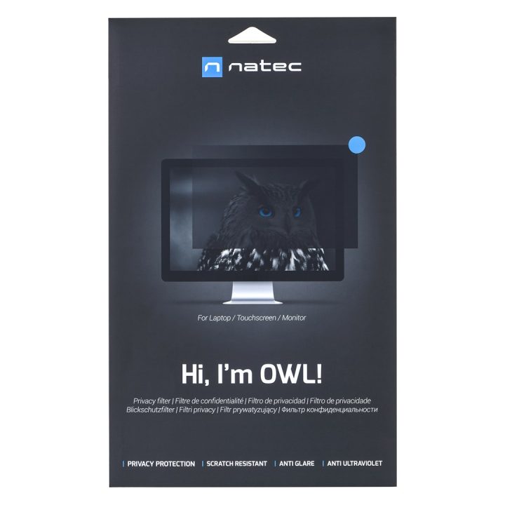 NATEC Owl Frameless display privacy filter 54.6 cm (21.5 )