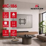 Maclean TV Mount / Bracket max VESA 200x200 13-43 up to 45 kg black tilt adjustment 0°–8° MC-186