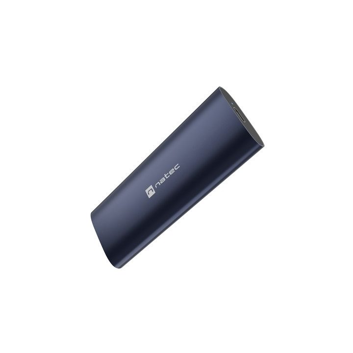 NATEC RHINO M.2 NVME LITE EXTERNAL SSD ENCLOSURE USB-C 3.2 GEN 2 STEEL NAVY