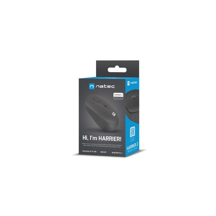 NATEC WIRELESS MOUSE HARRIER 2 1600DPI BT 5.1