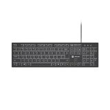 Natec Herring Glow US Keyboard with white backlight