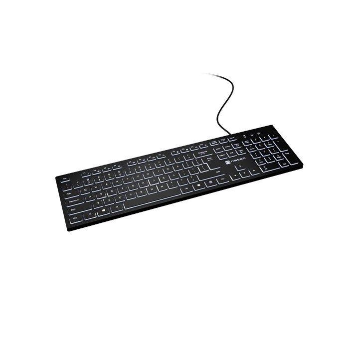 Natec Herring Glow US Keyboard with white backlight
