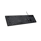 Natec Herring Glow US Keyboard with white backlight