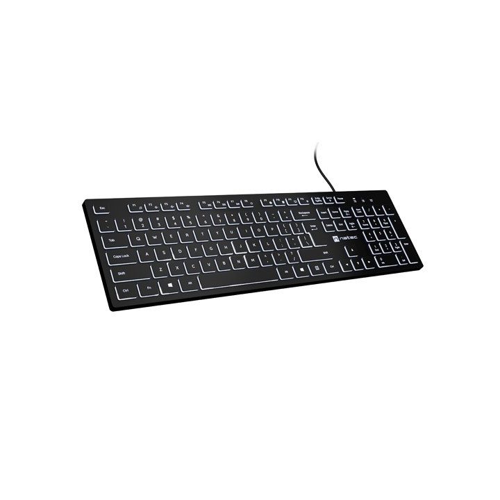 Natec Herring Glow US Keyboard with white backlight
