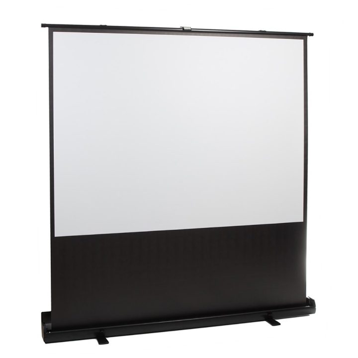 Maclean portable projection screen compact floor 66 16:9 MC-210