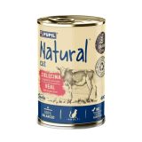 NATURAL Veal with chicken liver - wet cat food - 400g