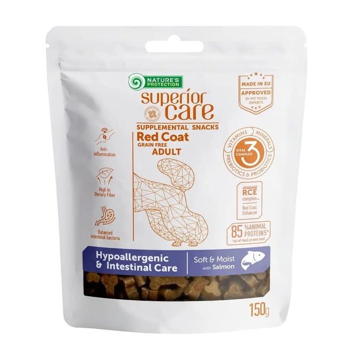 NATURE'S PROTECTION Superior Care Adult with salmon - dog treat - 150g