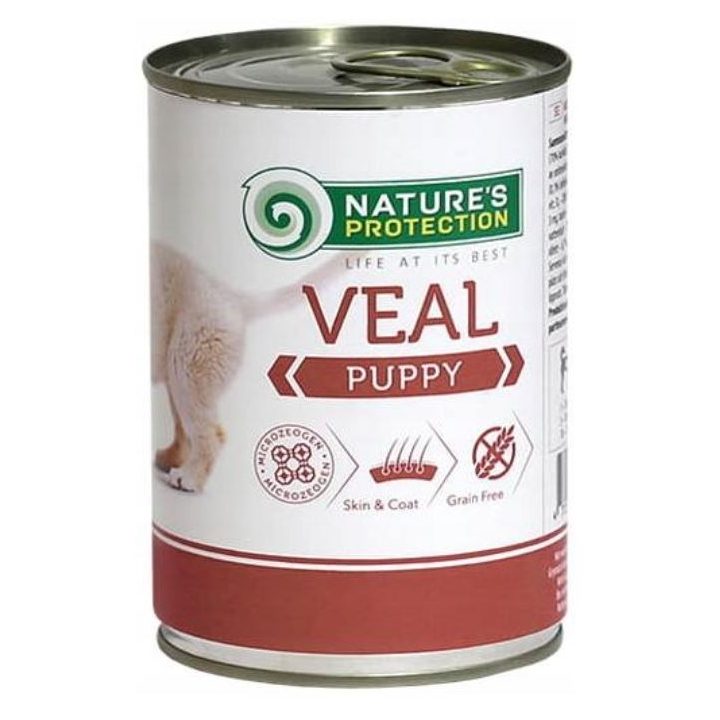 NATURE'S PROTECTION Puppy Veal - wet food for puppies - 400 g