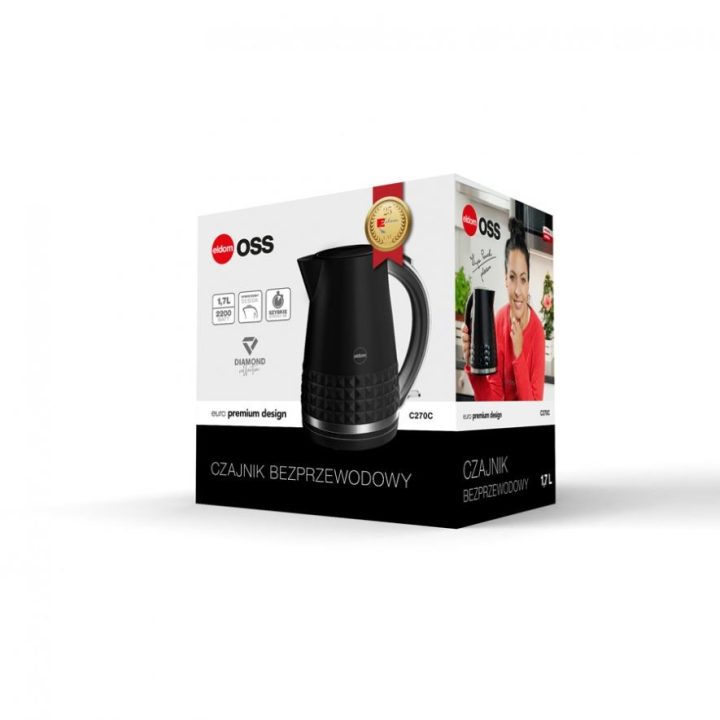 ELDOM C270C OSS bollitore elettrico 1.7 L 2150 W nero