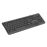 NATEC KEYBOARD TROUT SLIM USB US LAYOUT BLACK