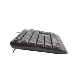 NATEC KEYBOARD TROUT SLIM USB US LAYOUT BLACK