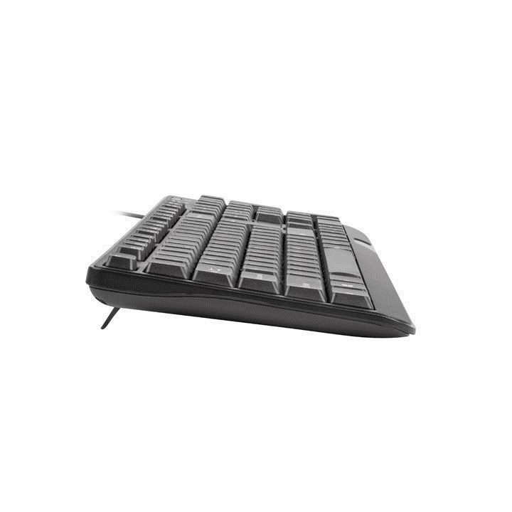 NATEC KEYBOARD TROUT SLIM USB US LAYOUT BLACK