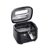 ELDOM friggitrice FREET 2.5 L 400 g friggitrice regolatore di temperatura serbatoio olio estraibile nero