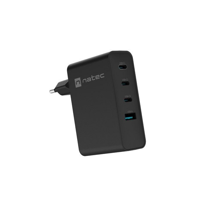 NATEC NUC-2234 mobile device charger Laptop Smartphone Black AC Fast charging Indoor