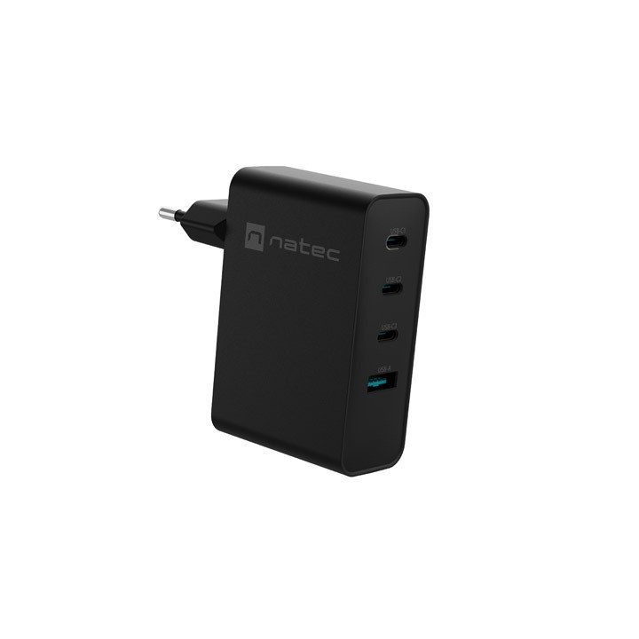 NATEC NUC-2234 mobile device charger Laptop Smartphone Black AC Fast charging Indoor