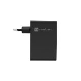 NATEC NUC-2234 mobile device charger Laptop Smartphone Black AC Fast charging Indoor