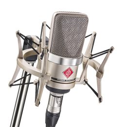 Neumann TLM 102 NI Studio-Set - large-diaphragm condenser microphone with shock mount nickel