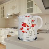 Feel-Maestro MR-066-RED FLOWERS electric kettle 1.5 L 1200 W Red White