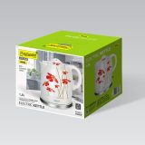 Feel-Maestro MR-066-RED FLOWERS electric kettle 1.5 L 1200 W Red White