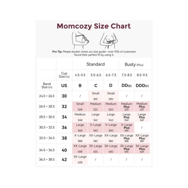 Momcozy YN46 Nursing bra size S Nude