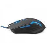 Esperanza EGM205B mouse destrimano USB Type-A ottico 2400 DPI