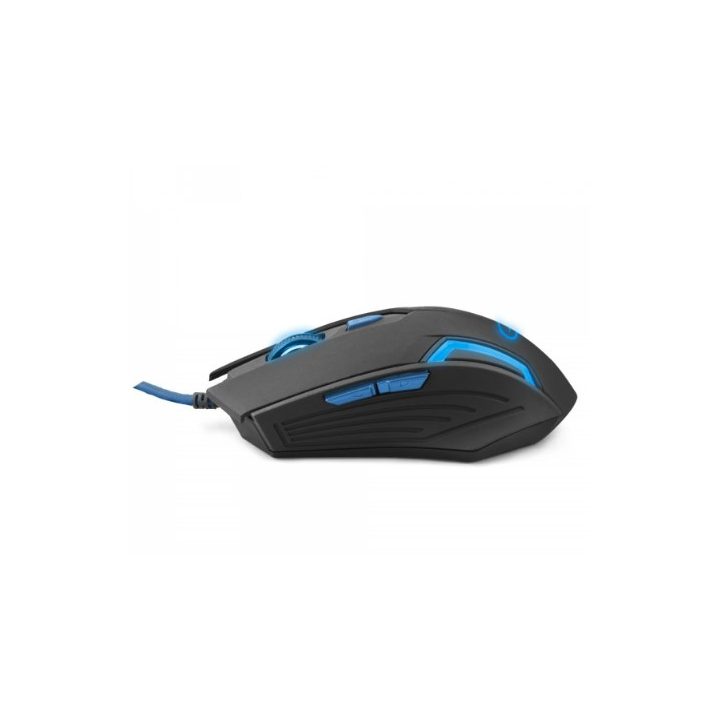 Esperanza EGM205B mouse destrimano USB Type-A ottico 2400 DPI