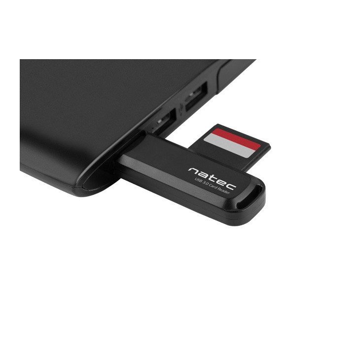 NATEC Scarab 2 card reader Black USB 3.0 Type-A
