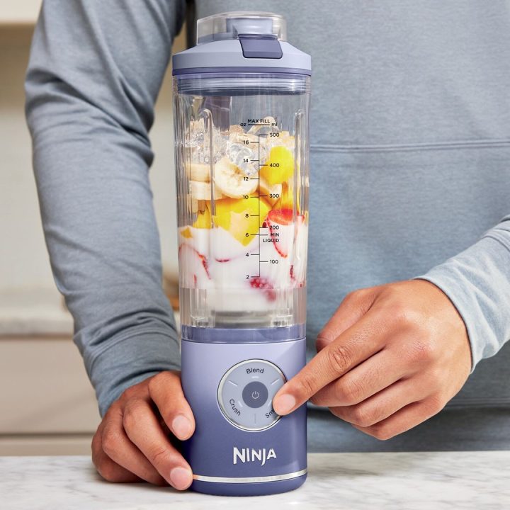 Ninja BC251EULD blender 0.57 L Portable blender Lavender Transparent