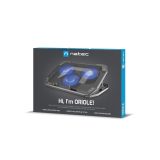 NATEC Laptop Cooling Pad Oriole 15.6-17.3inch LED notebook cooling pad 43.9 cm (17.3 )