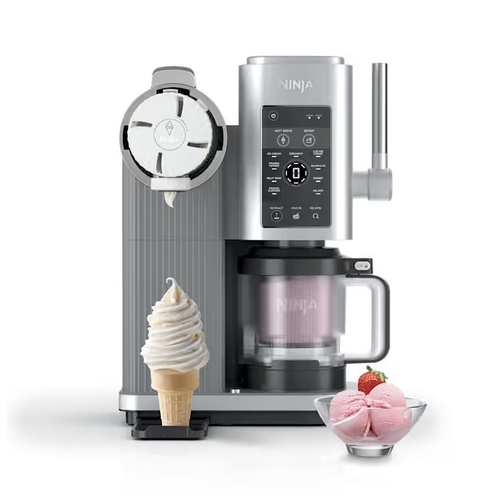 Ninja CREAMi Soft serve ice cream maker 0.47 L 800 W Grey Silver