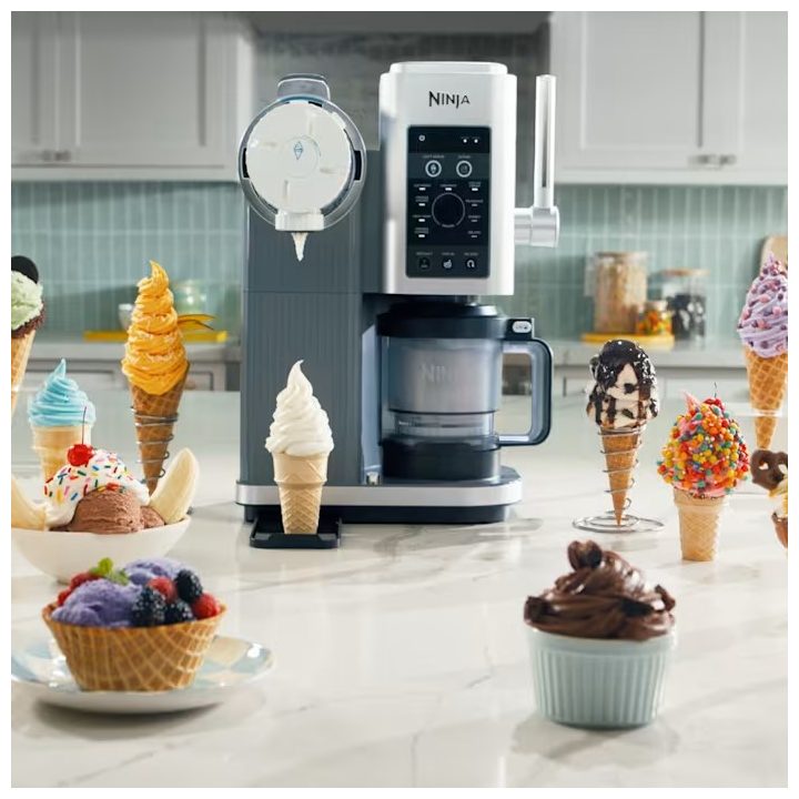 Ninja CREAMi Soft serve ice cream maker 0.47 L 800 W Grey Silver
