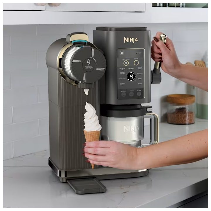 Ninja CREAMi Soft serve ice cream maker 0.47 L 800 W Grey Silver