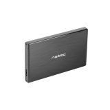 NATEC RHINO GO enclosure USB 3.0 for 2.5'' SATA HDD/SSD black Aluminum