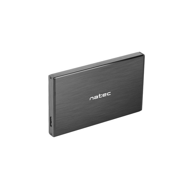 NATEC RHINO GO enclosure USB 3.0 for 2.5'' SATA HDD/SSD black Aluminum