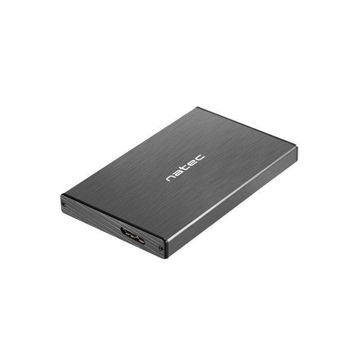 NATEC RHINO GO enclosure USB 3.0 for 2.5'' SATA HDD/SSD black Aluminum